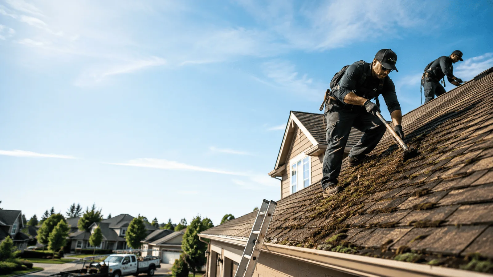 Roof Moss Removal in Marne, MI near me